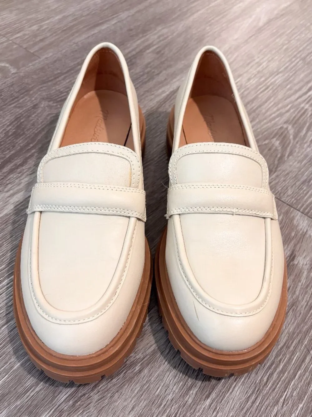 Madewell The Bradley Lugsole Leather Loafer Size 7.5